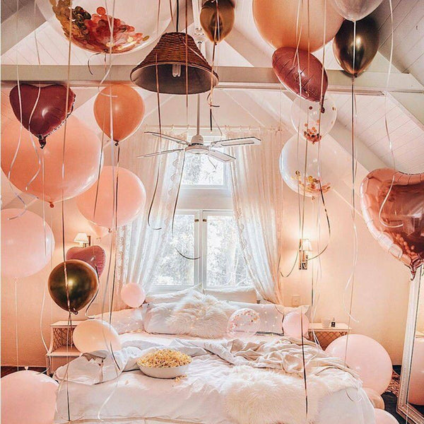 Rose Gold Bridal Shower Decorations Bride to Be Banner Engagement Ring Balloon A