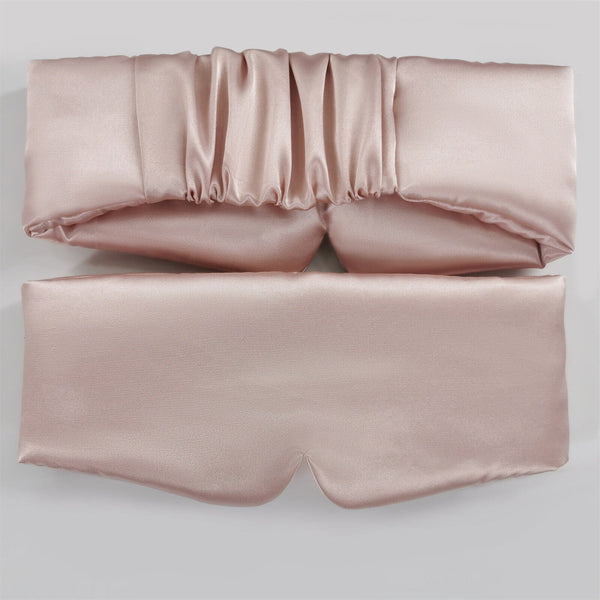 Eye Mask Silky Sleep Light Block Elastic Belt Blindfold Skin Friendly Soft Relax