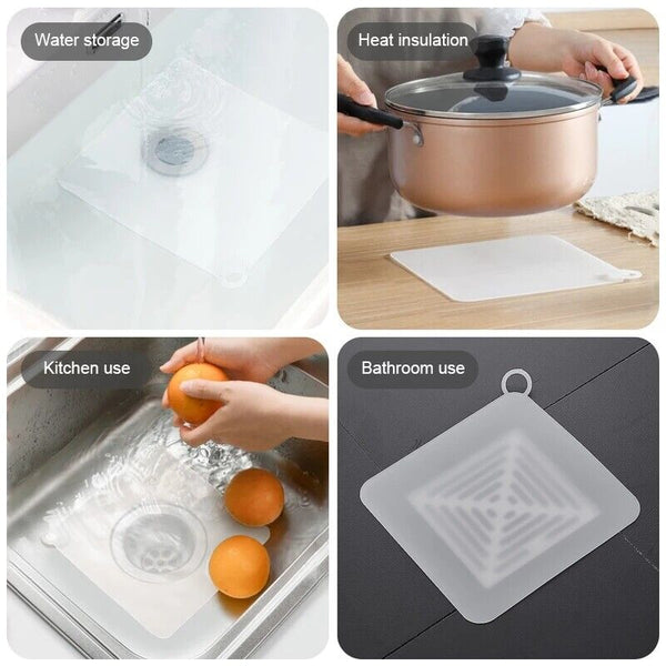 Silicone Sewer Deodorant Sealing Cover Drain Anti-smell Pad for Bathroom Kitchen