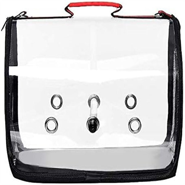 Portable Pet Bird Parrot Carrier Pet Folding Transparent Bag Travel Tote Cage AU