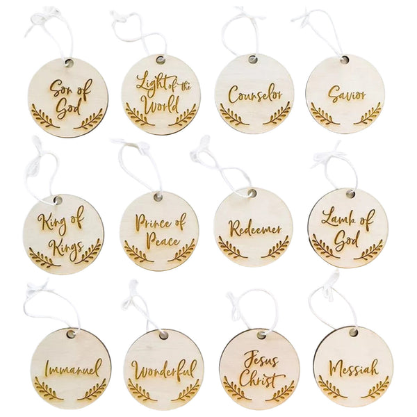 Names of Jesus Ornaments Christmas Tree Pendant Christmas Decoration AU