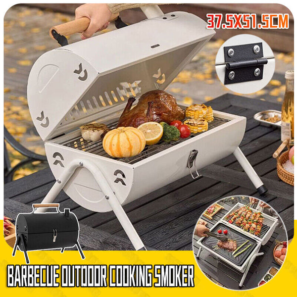 Grills Charcoal BBQ Portable Grill Camping Barbecue Outdoor Cooking Smoker AU