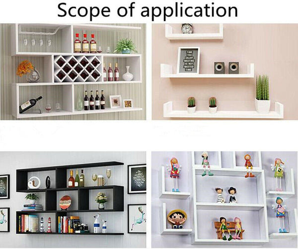 Hidden Floating Shelf Brackets Wood Invisible Concealed Shelf Supports