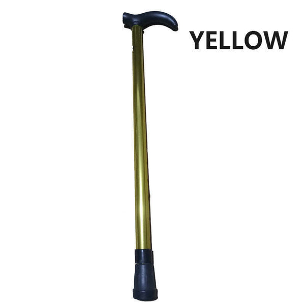 Aluminium Metal Walking Stick Travel Folding Adjustable Compact Cane Pole AU