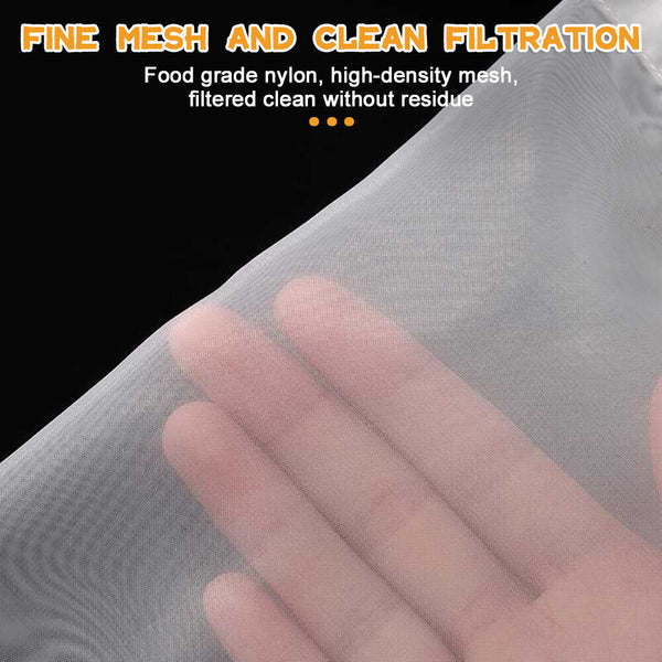 Reusable Strainer Bag Accessories Food Milk Nut Filter Fine Mesh Nylon 30x30 CM