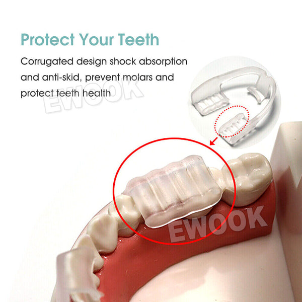 Teeth Protector Dental Mouth Night Guard Tooth Grinding Bruxism Grind Sleep - Lets Party