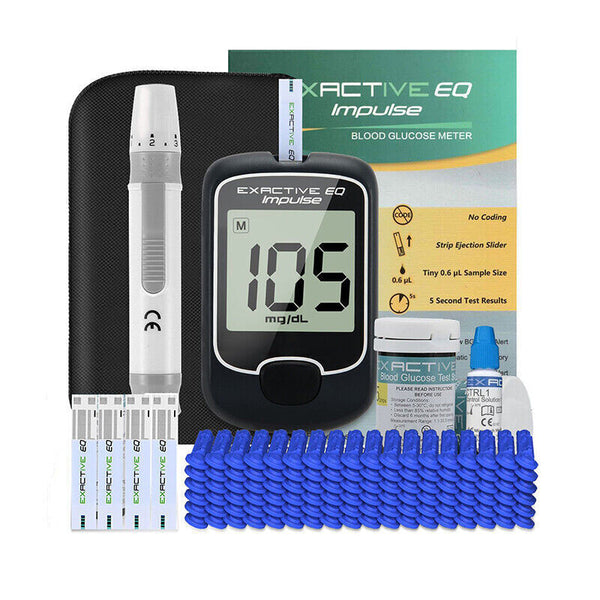 Blood Glucose Monitor Diabetes Testing Kit Blood Sugar Meter with 50 Test Strips