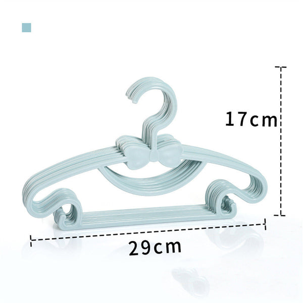 Kids Plastic Hangers Baby Clothes Hanger Coloured Children Coat Hangers