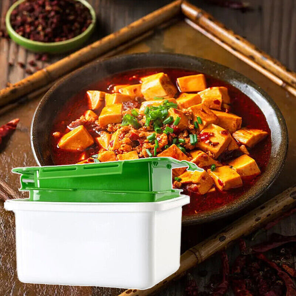 SIMPLE Tofu Press/Marinating Dish, Removes Moisture From Tofu Automatically AU