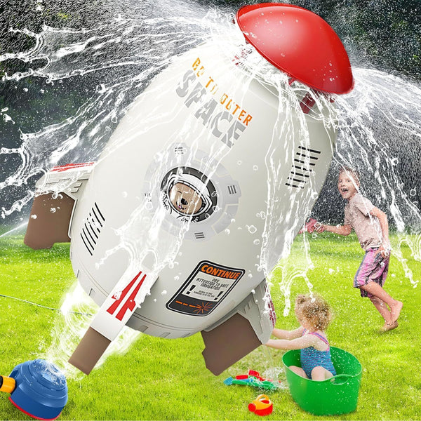 Air Rocket Toys for Kids Outdoor Water Pressure Lift Sprinkler Rocket Launcher