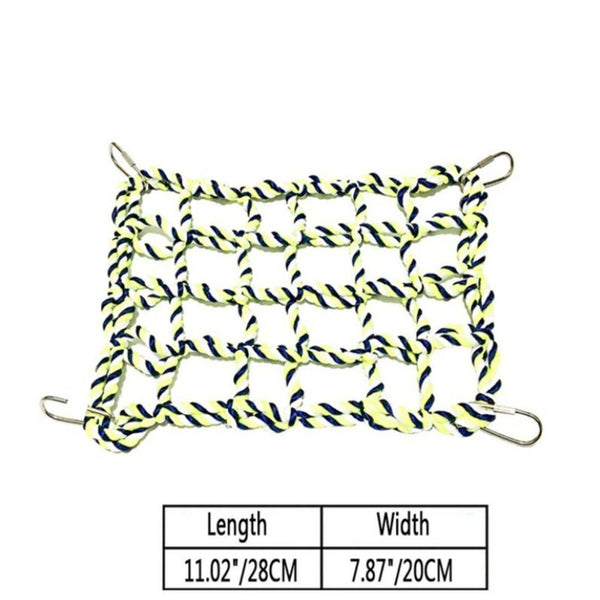 Pet Bird Rope Perches Parrot Colorful Cage Comfy Perch Bungees for Birds Toy AU