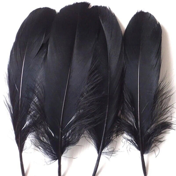 100pcs Goose feathers 6-12cm 11 Color Choice Millinery DIY Wedding Craft