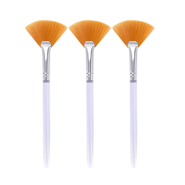UP 20PCS Fan Brushes Facial Brushes Soft Makeup Brush Cosmetic Applicator Tools - Lets Party