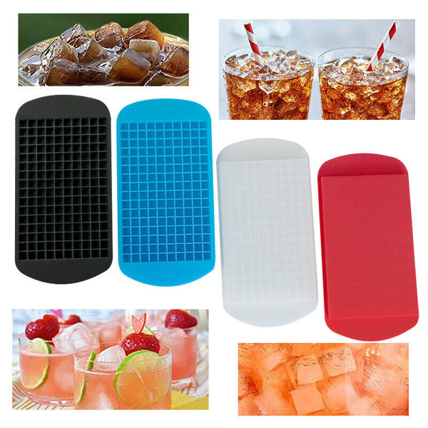 160 Grids Frozen Cubes Silicone Mould Mini Bar Ice Cube Tray Ice Maker Mold Tool