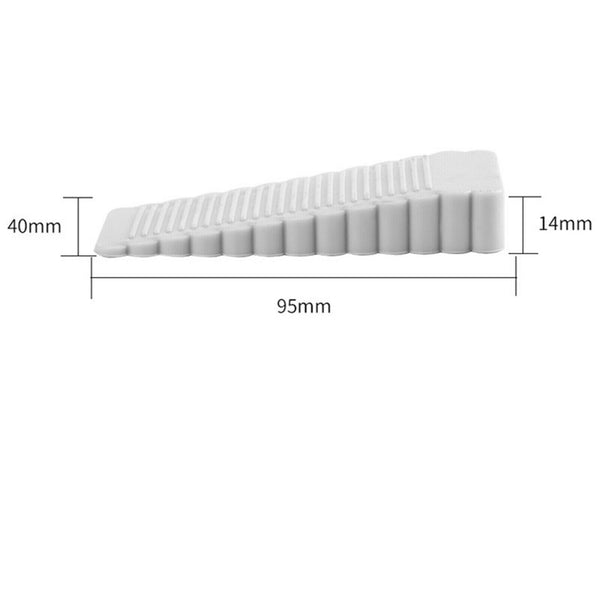 2PCS Thick Rubber Wedge Door Stoppers Floor Carpet Heavy Duty Door Stop White AU