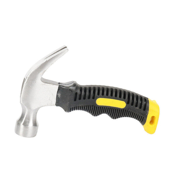 Stubby Claw Hammer Drop Forged Steel All Purpose Rubber Grip 8OZ Small Area AU