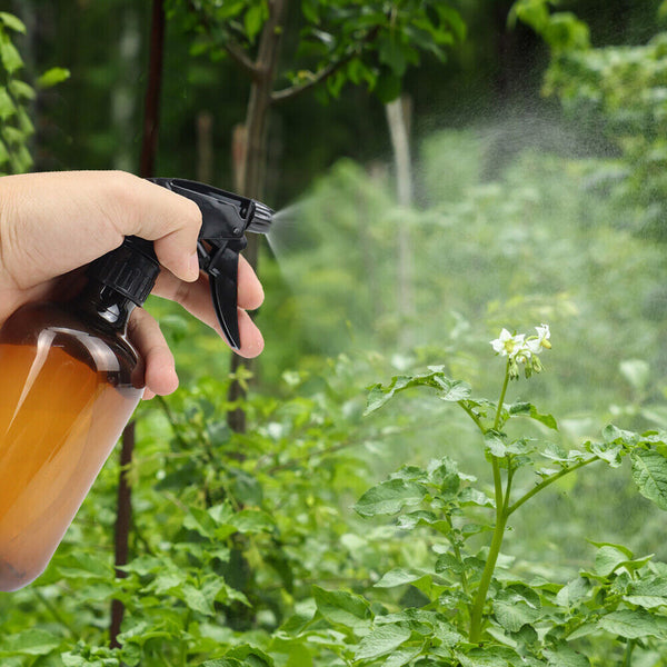 Amber Round Essential Oils Glass Spray Bottles Refillable Aromatherapy Container