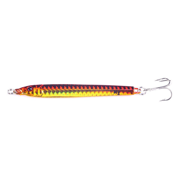6pcs Lead Metal Jigging Lure 30g-40g Spoon Bait Saltwater Jig Fishing Tackle Lot