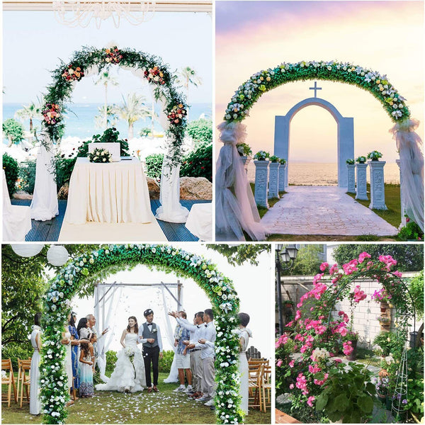 Heavy Duty Metal Garden Arch Pergola Pavilion Outdoor Home Climbing Plant Arbour