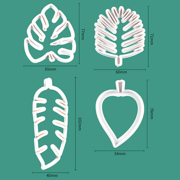 Palm Tree Turtle Leaf Cookies Biscuit Cutter Fondant Mould Cake Sugarcraft Mold