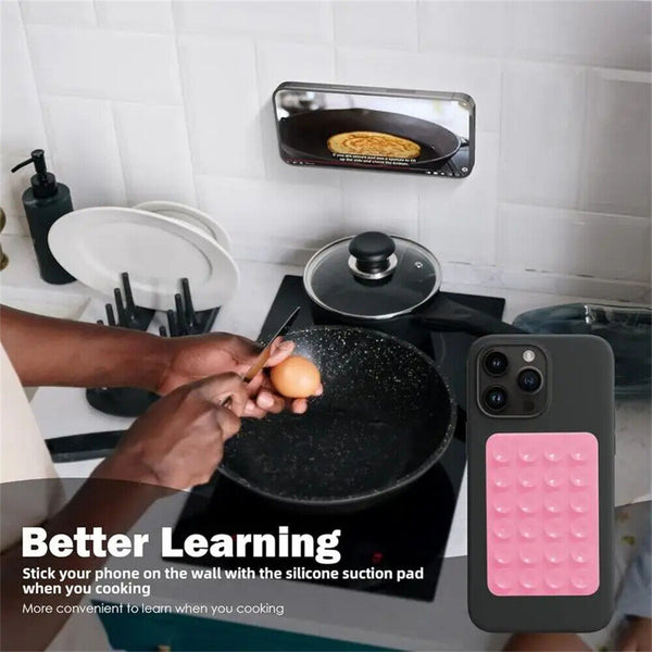 1/2 Silicone Suction Pad ForMobile Phone Fixture Suction Cup Silicone Phone Hold