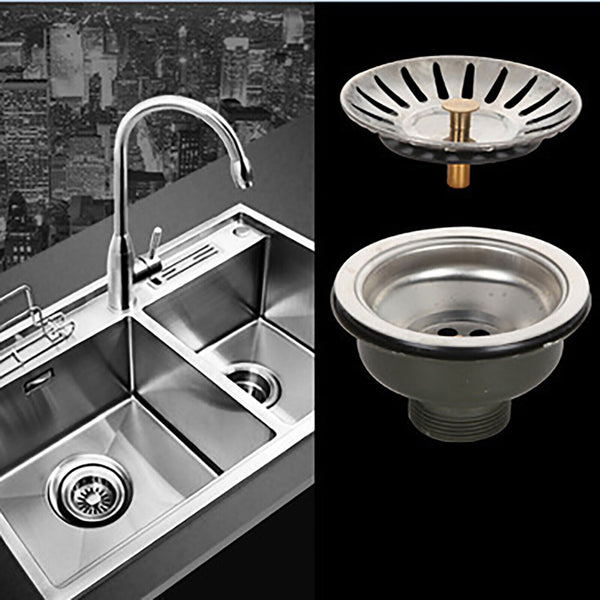 1/2/4 Sink Strainer Stainless Steel Kitchen Tool Waste Plug Filter Drain Stopper