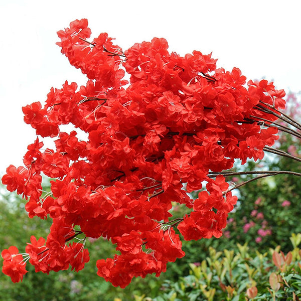 1/5/10X Artificial Flower Flowers Cherry Blossoms Wedding Party Decoration 95cm
