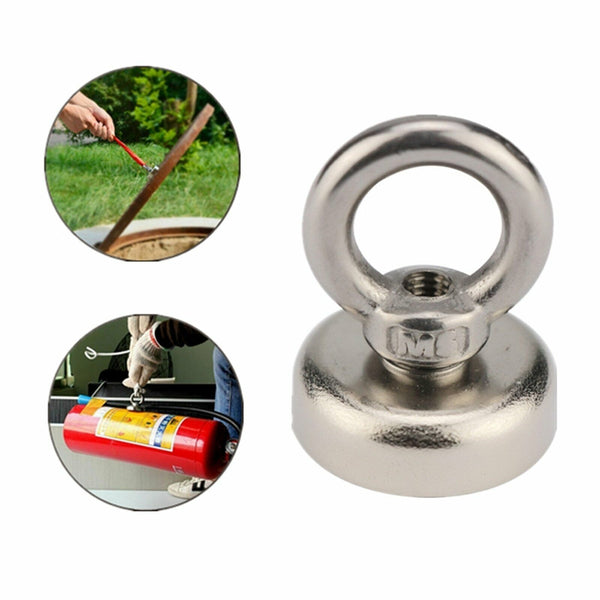 9/19/22KG Salvage Strong Recovery Magnet Neodymium Hook Treasure Hunting Fishing