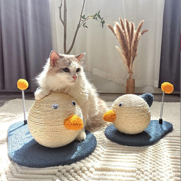 Cat Scratching Post with Ball Pet Scratcher Toy Claw Grinding Climbing Tree AU