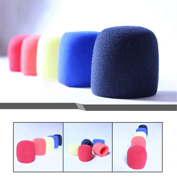 Handheld Stage Microphone Karaoke Windscreen Sponge Foam Mic Shield Cover