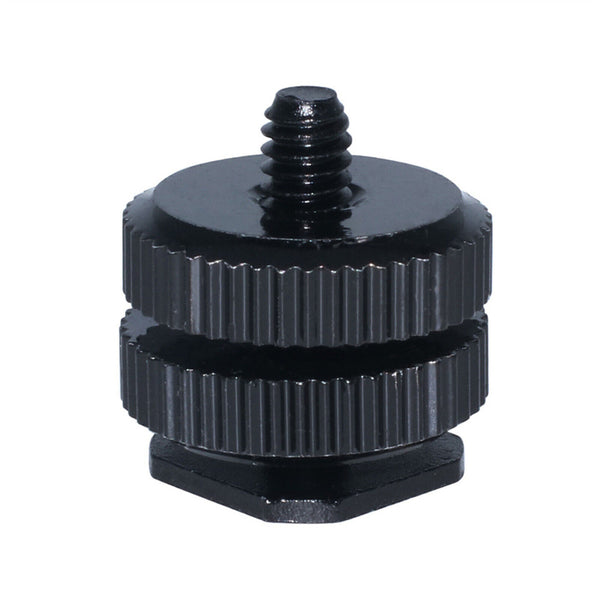 SmallRig DSLR Camera Cold Shoe Adapter - 2PCS Shoe Mount Adapter with 1/4 Screws