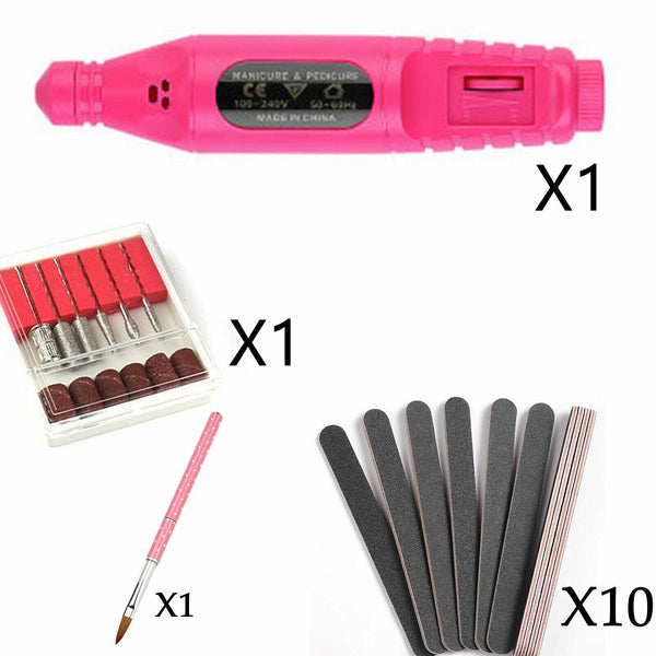 20000RPM Electric Nail Drill Machine Acrylic Art Manicure Pedicure Hand Toe Tool