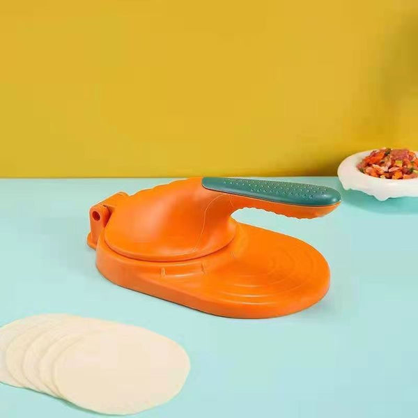2PCS Manual Dumpling Skin Mold Kitchen Lazy Jiaozi Maker Dough Press Maker Tool - Lets Party