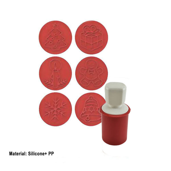6Pcs/Set Tools Biscuit Mould With 6 Patterns Cutter Mold Cookie Stamp Christmas