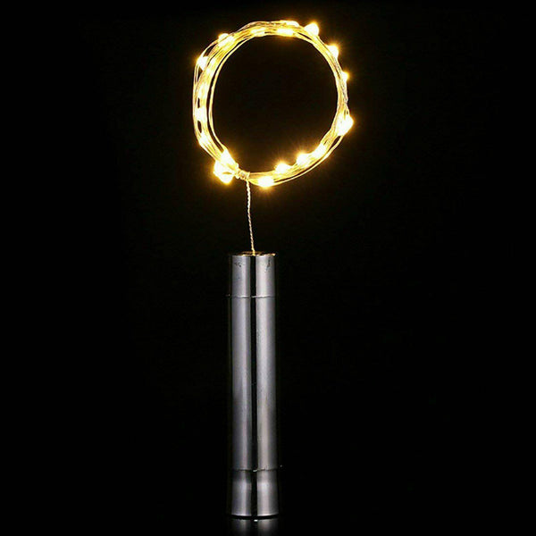 1-10Pcs Wine Bottle String Lights LED Fairy Cork Copper Wire Xmas Wedding Night