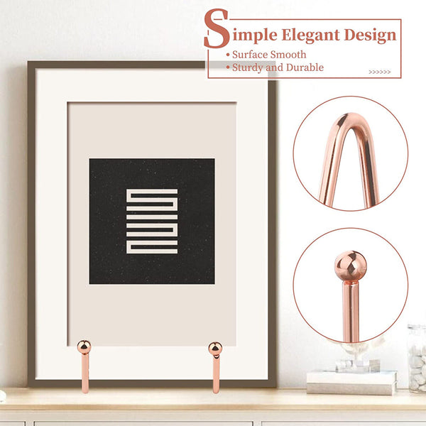 15CM Iron Display Stand Dish Rack Plate Bowl Picture Frame Book Pedestal Holder