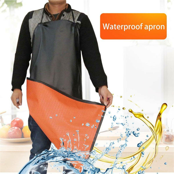 Apron Waterproof PVC Apron Chef Butcher Work Heavy duty Royal Black Best Quality
