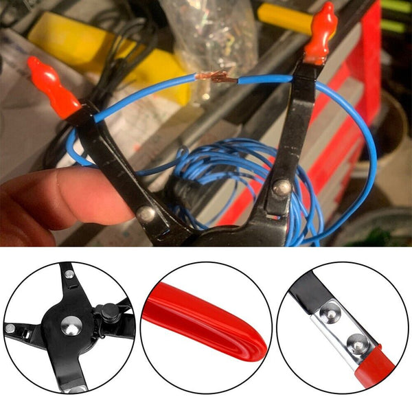 1/2PCS Universal Car Vehicle Soldering Aid Plier Hold 2 Wires Whilst Car Repair