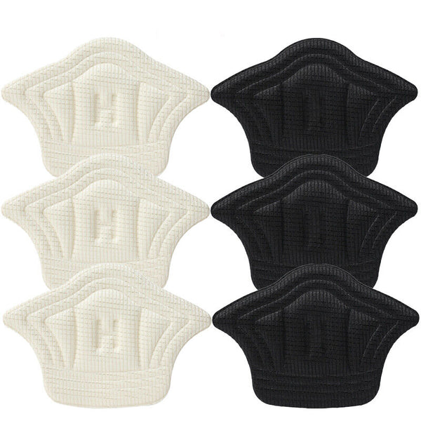 Heel Insole Protectors Pads Shoe Liner Inserts Cushion Grip Back Pad Sticky Pair