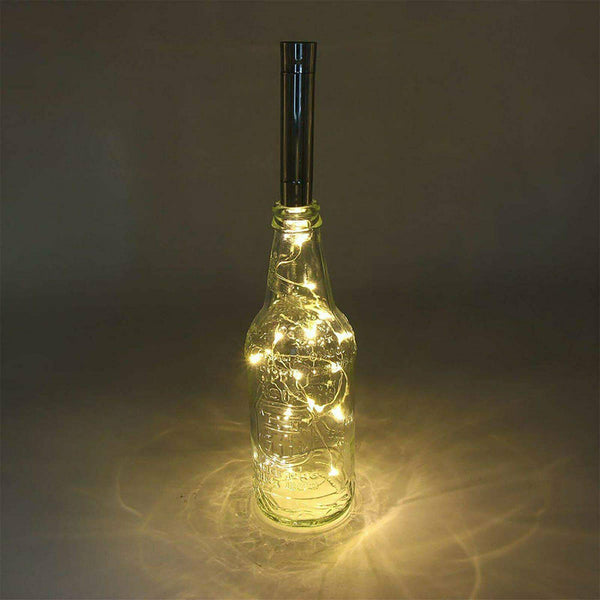 1-10Pcs Wine Bottle String Lights LED Fairy Cork Copper Wire Xmas Wedding Night