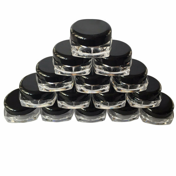 Sample Bottle Cosmetic Makeup Jar Pot Face Cream Lip Balm Containers 3G