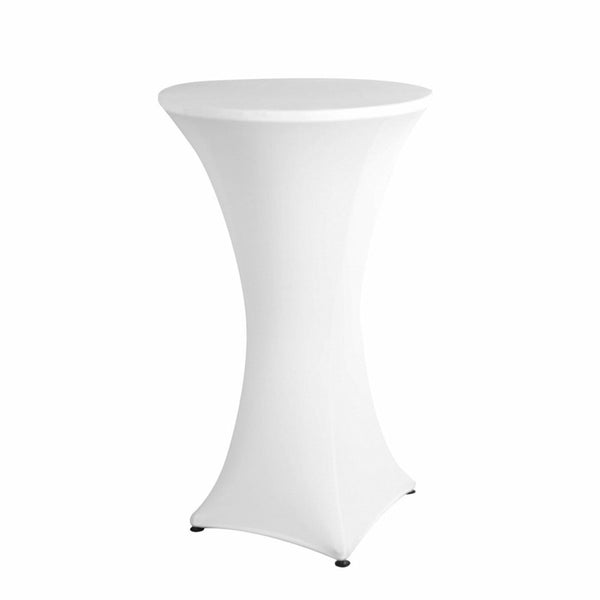 60cm Bar Table Cover Cocktail Spandex Round Tablecloth Wedding Party Black White