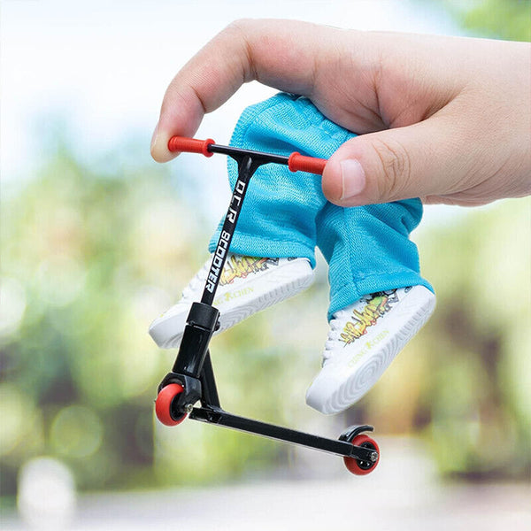 Mini Finger Skateboard Scooter Toy Kit With Finger Board Accessories AU