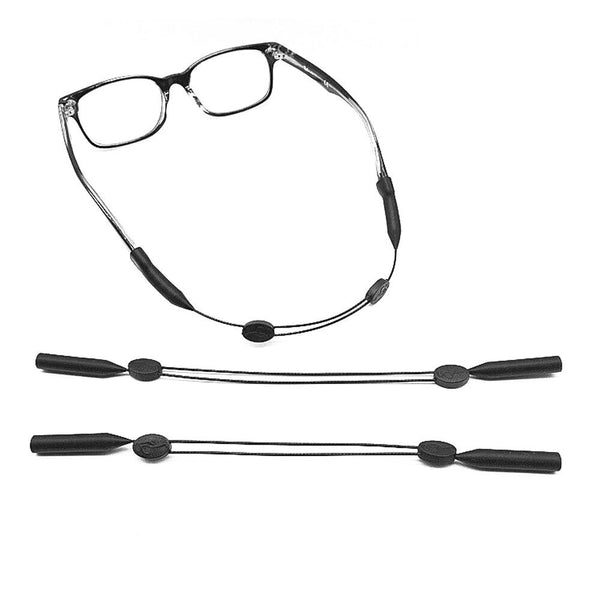 2x Adjustable Silicone Cord Sunglasses Reading Glasses Spectacles Eyeglass Strap