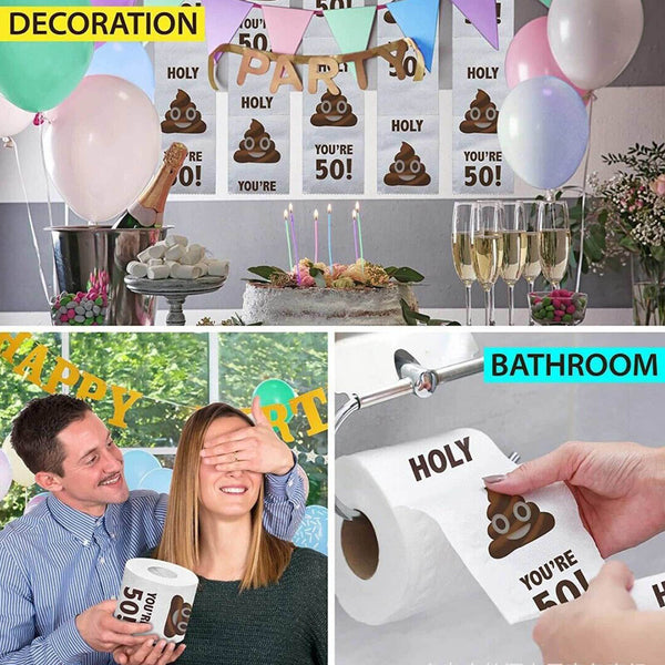 Funny Toilet Paper Roll Birthday Decoration Birthday Gifts for Women Men Gift AU