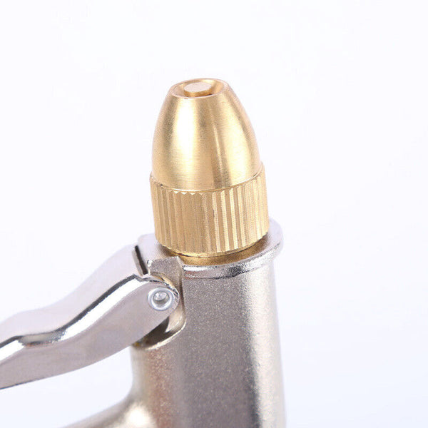 2PCS High Pressure Water Spray Gun Brass Nozzle Garden Hose Pipe Lawn Car Wash