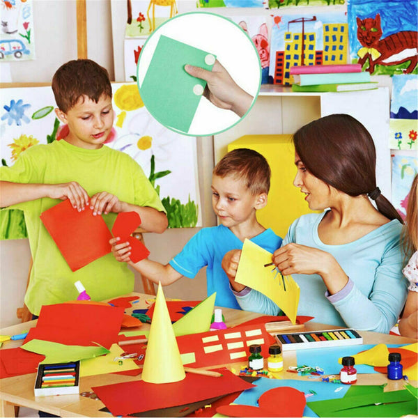 200pcs Hook & Loop Sticky Self Adhesive Dots Coins Circles Tape 2cm Au