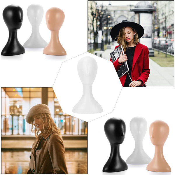 Men Women Mannequin Head Stand Model Wig Hat Scarf Display Foam Manikin