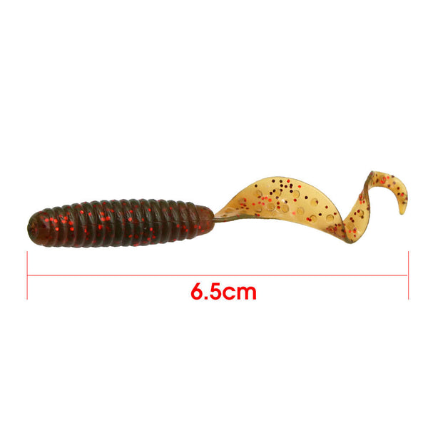 20/100pc Soft Plastic Bream Fishing Lures For Tackle Grub FLATHEAD Bass Cod Lure