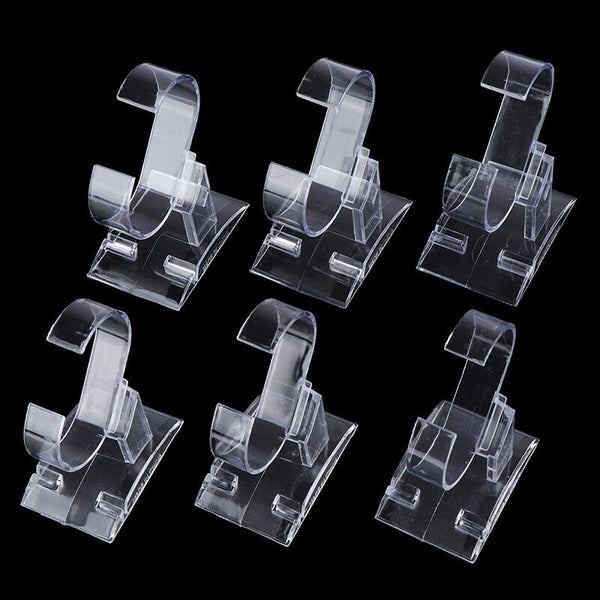 5x Clear Acrylic Bracelet Watch Display Holder Stand Rack Jewelry Bangle Rack AU